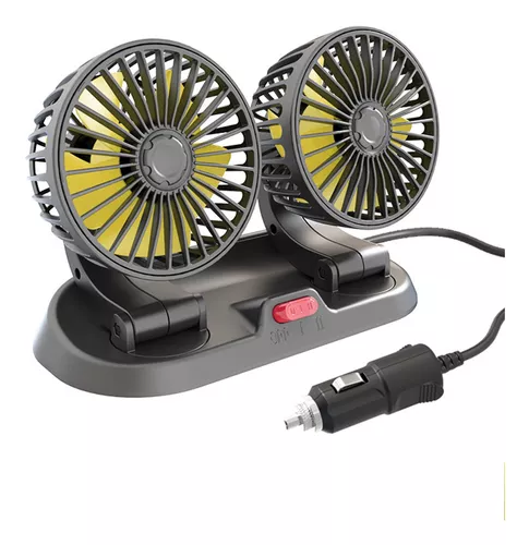 Ventilador Carro Mini Escritorio Doble